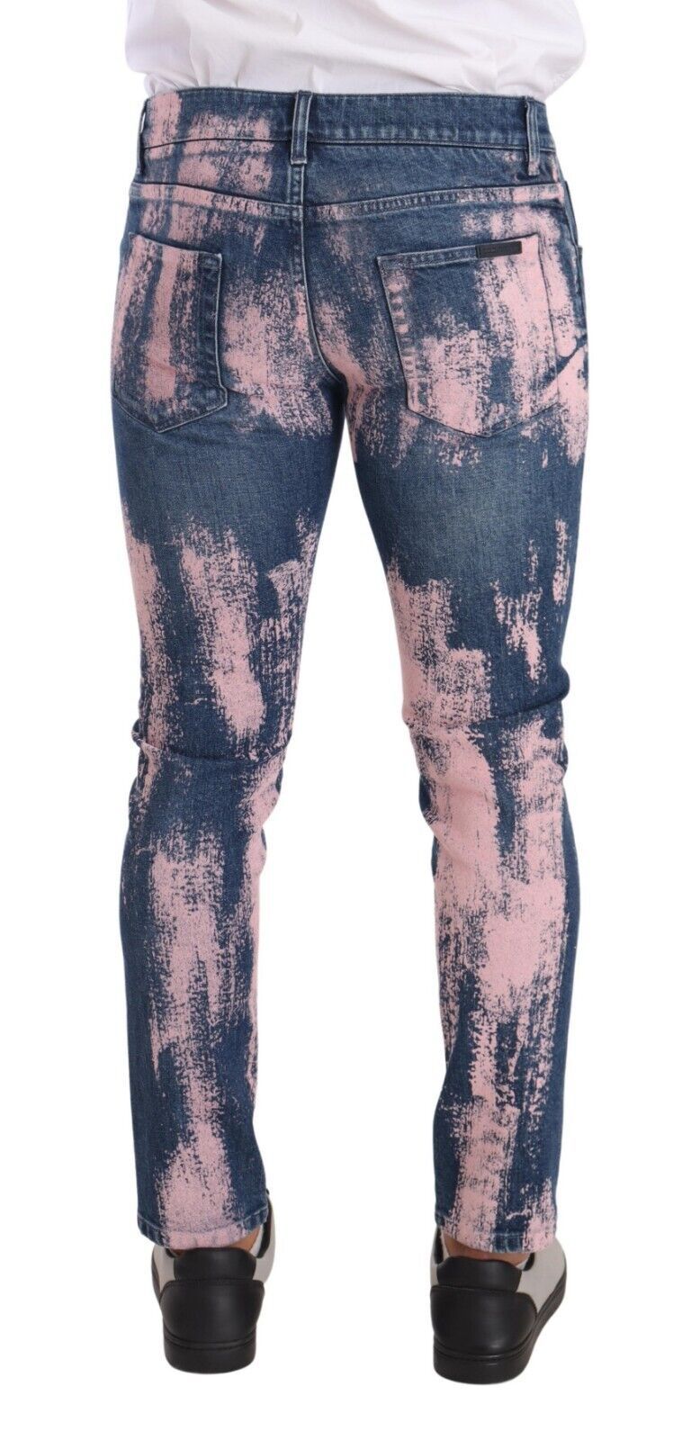Jean slim skinny élégant Dolce &amp; Gabbana en denim tie-dye