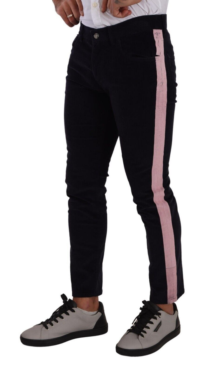 Jean skinny élégant en velours côtelé coupe slim Dolce &amp; Gabbana