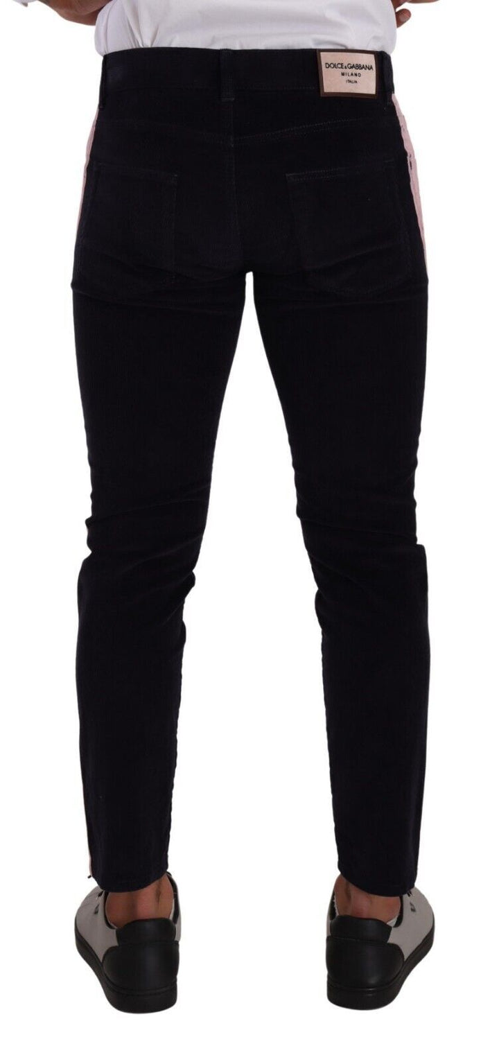 Jean skinny élégant en velours côtelé coupe slim Dolce &amp; Gabbana