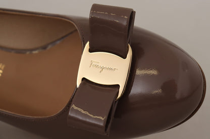 Zapatos de tacón Salvatore Ferragamo Caraway Brown con un estilo elevado