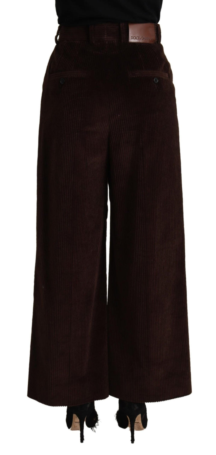 Pantalon large taille haute élégant Dolce &amp;amp; Gabbana