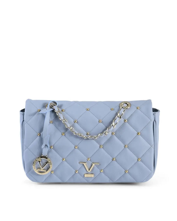 19V69 Italia - Blue Leather Shoulder Bag