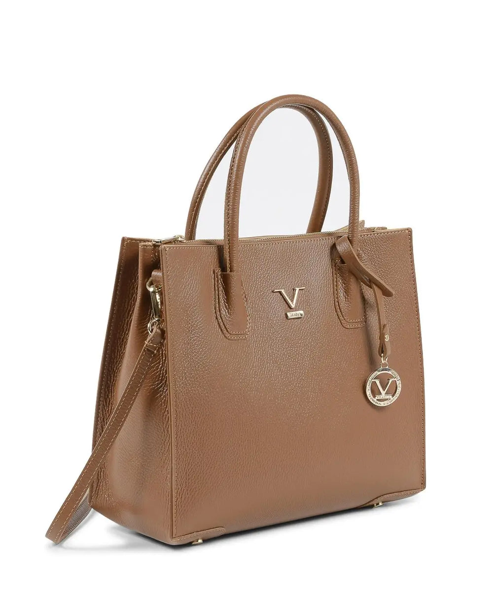 19V69 Italia - Brown Leather Tote Bag