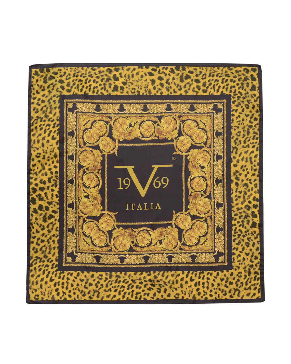 19v69 Italia Multicolor Polyester Scarf