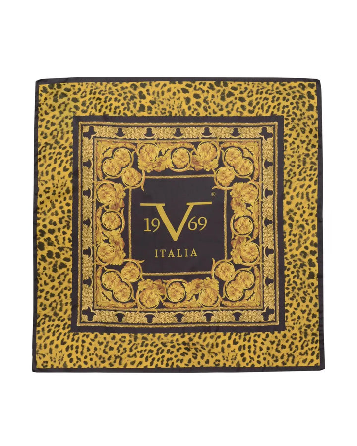 19V69 Italia Multicolor Polyester Scarf