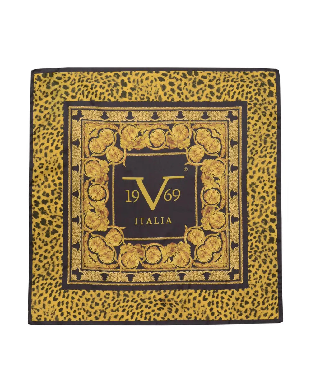 19V69 Italia Multicolor Polyester Scarf