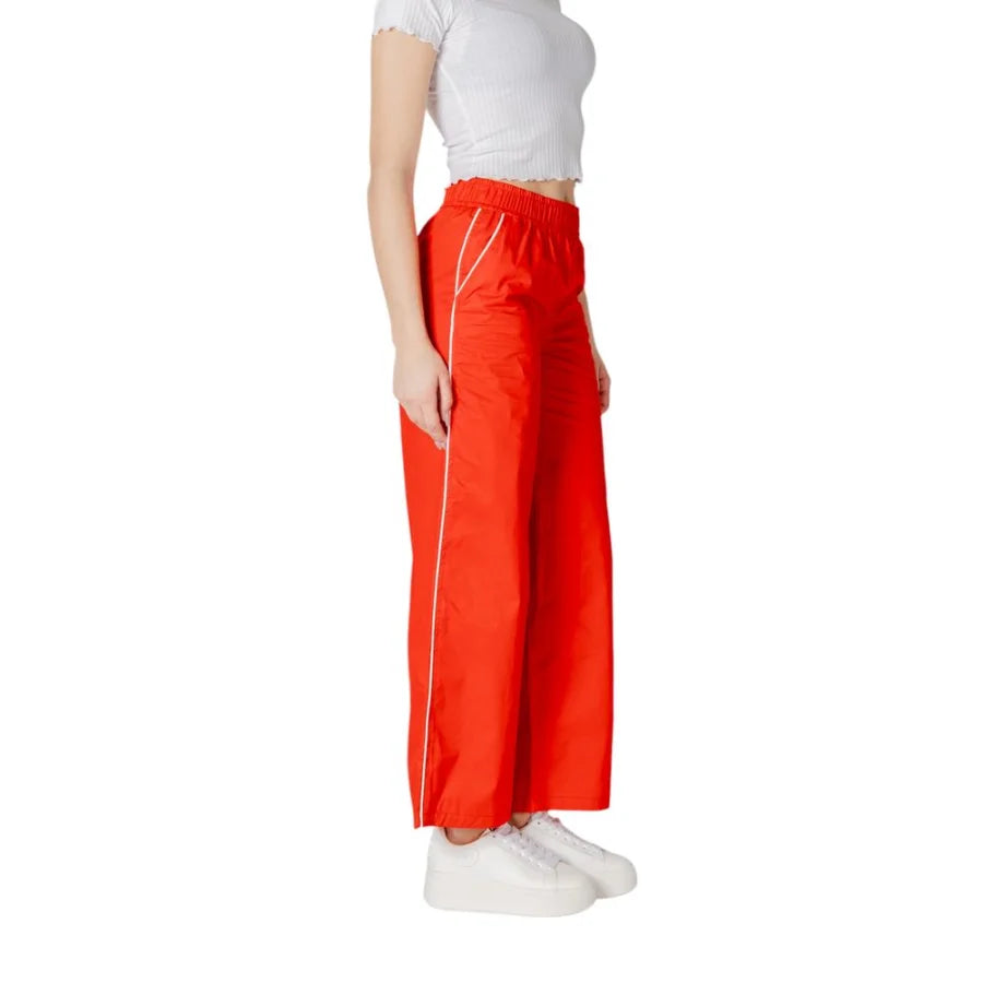 Only Multicolor Cotton Casual Pants