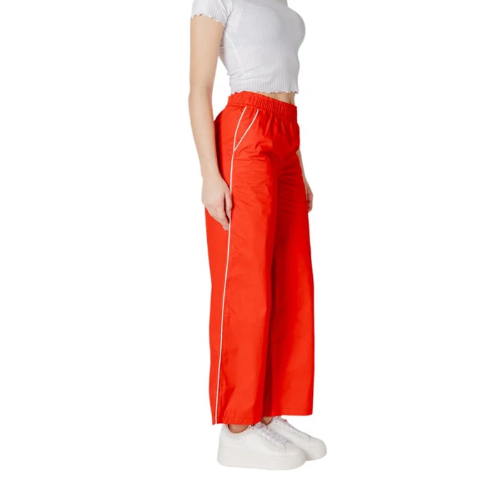 Only Multicolor Cotton Casual Pants