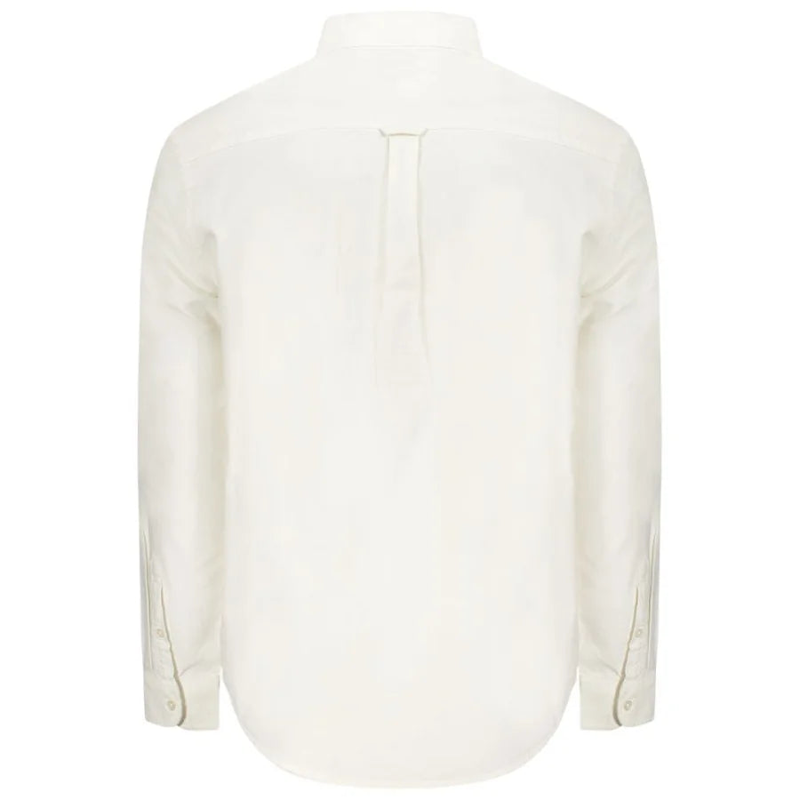 Tommy Hilfiger White Cotton Men Shirt