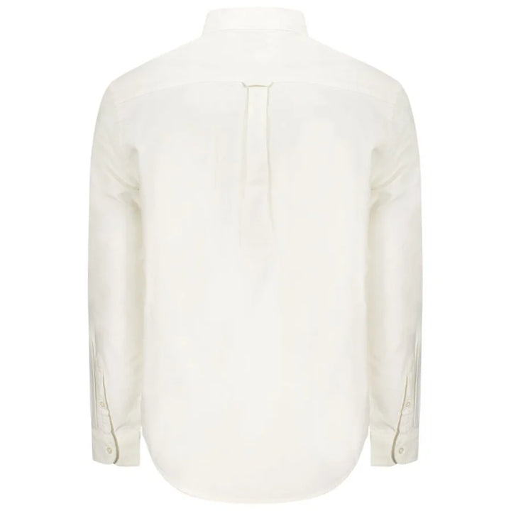 Tommy Hilfiger White Cotton Men Shirt