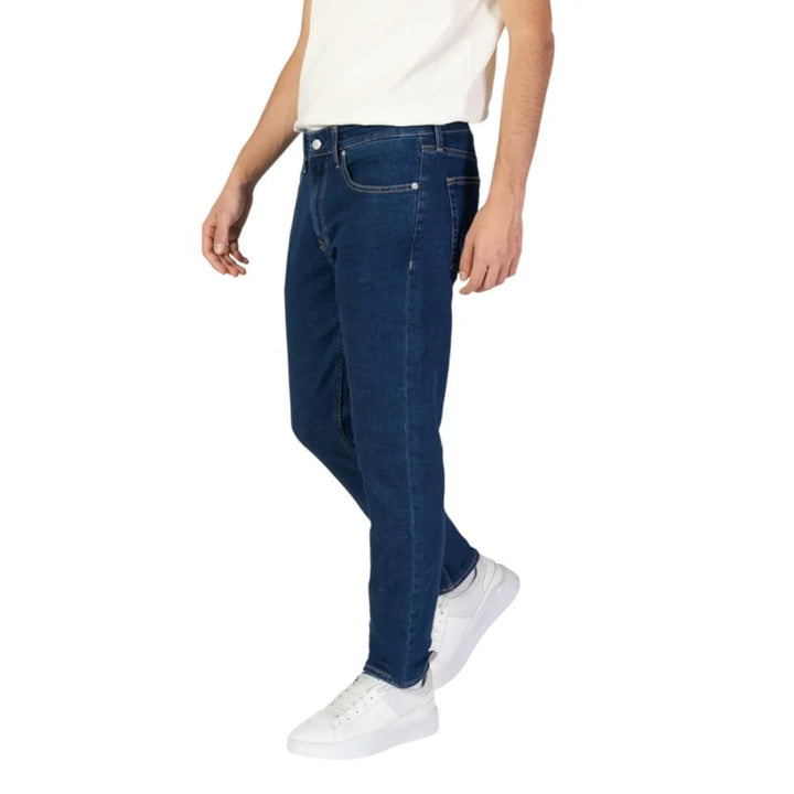 Calvin Klein Jeans Blue Cotton Slim Fit