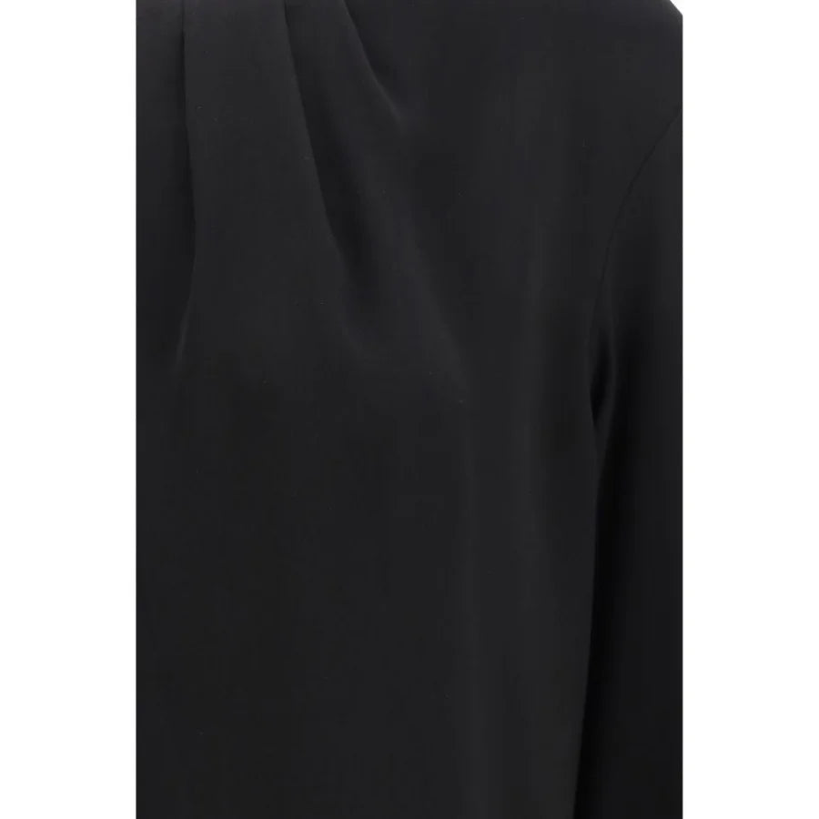 Max Mara Black Triacetate Blouse
