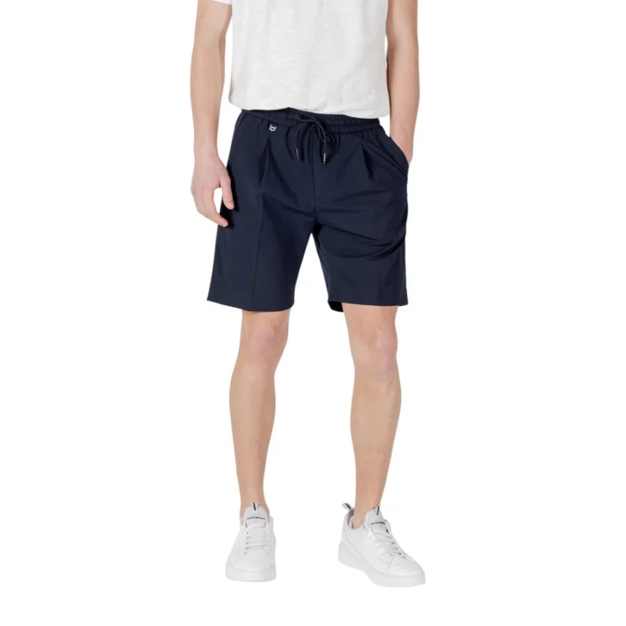 Antony Morato Blue Polyester Bermuda Shorts