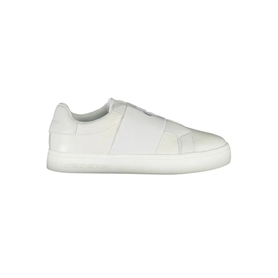 Calvin Klein Bianco Leather Women Sneaker