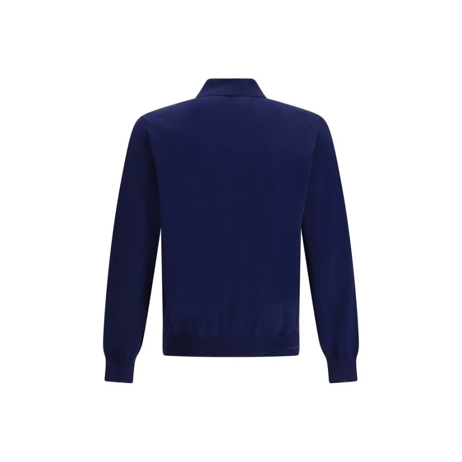 Tom Ford Blue Cotton Polo Shirt