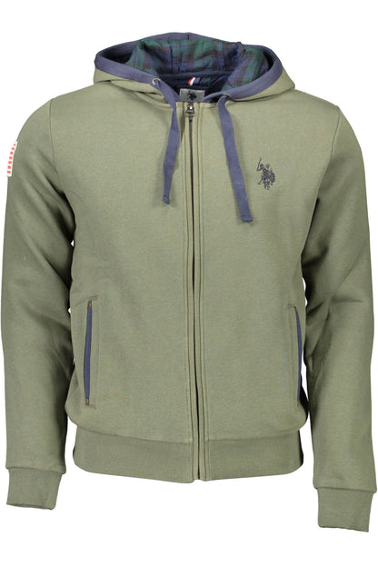 U.S. POLO ASSN. Verde Cotton Men Sweatshirt