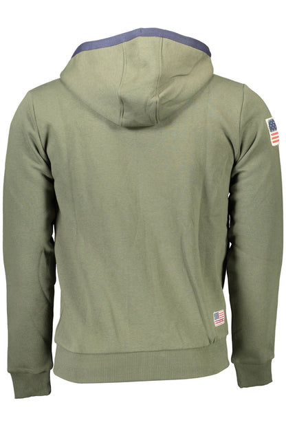 U.S. POLO ASSN. Verde Cotton Men Sweatshirt