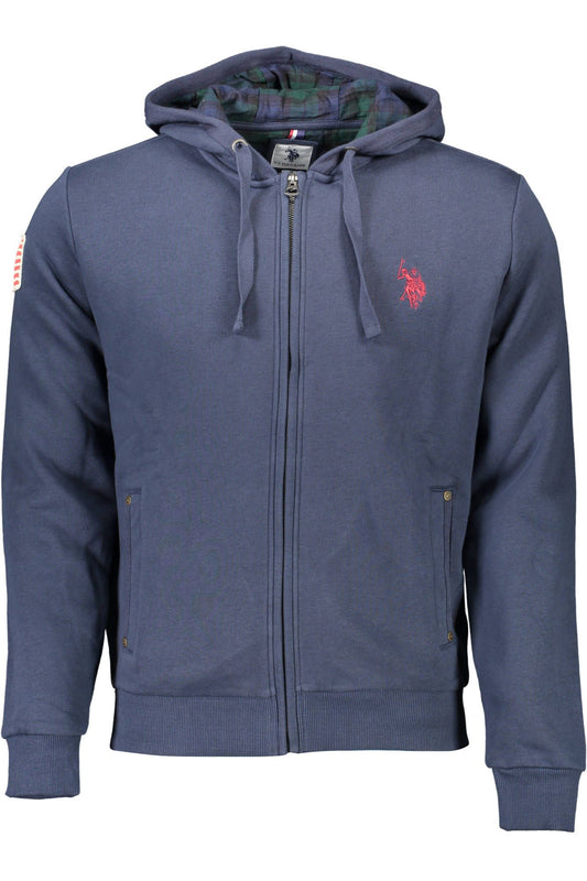 U.S. POLO ASSN. Blue Cotton Men Sweatshirt