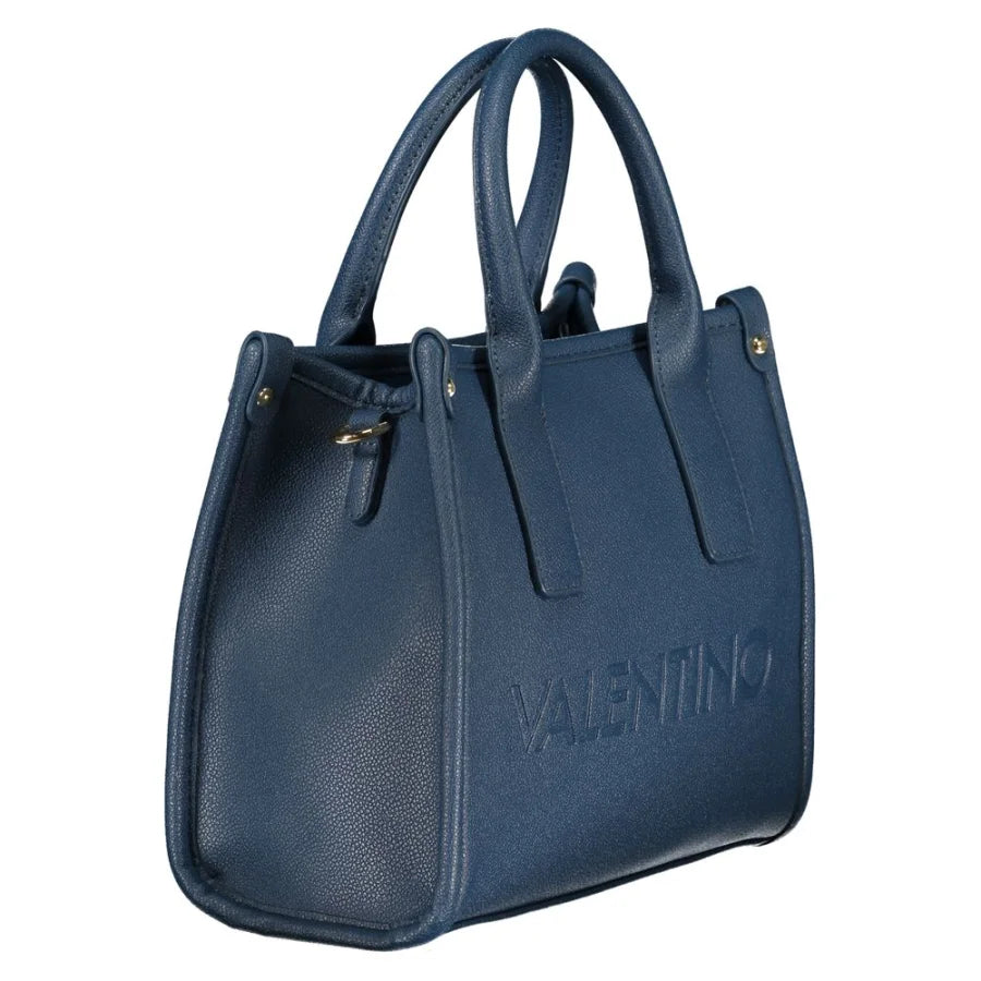 Mario Valentino Blu Polyurethane Women Handbag