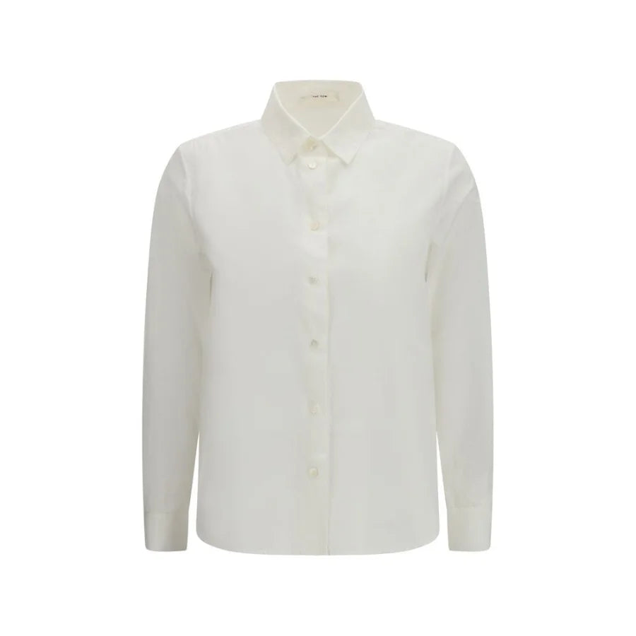 The Row White Cotton Dress Shirt