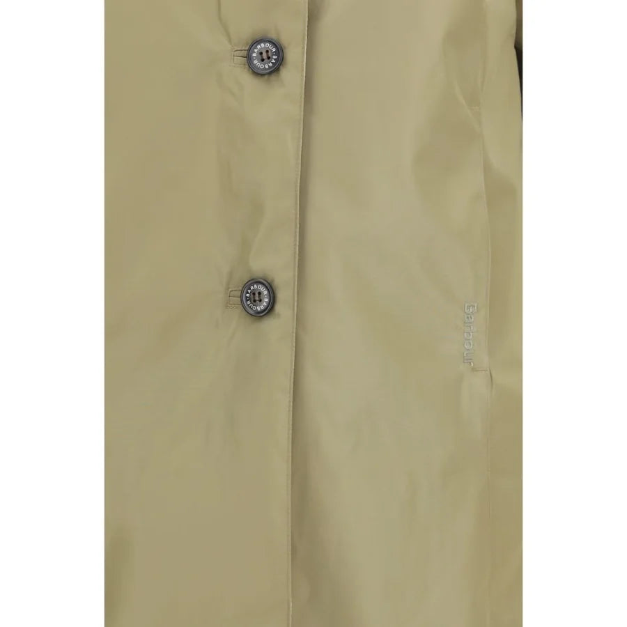 Barbour Bicolor Polyester Trench Coat