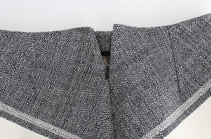 Sachin &amp; Babi Gray Black Liza Leather Straight Pencil