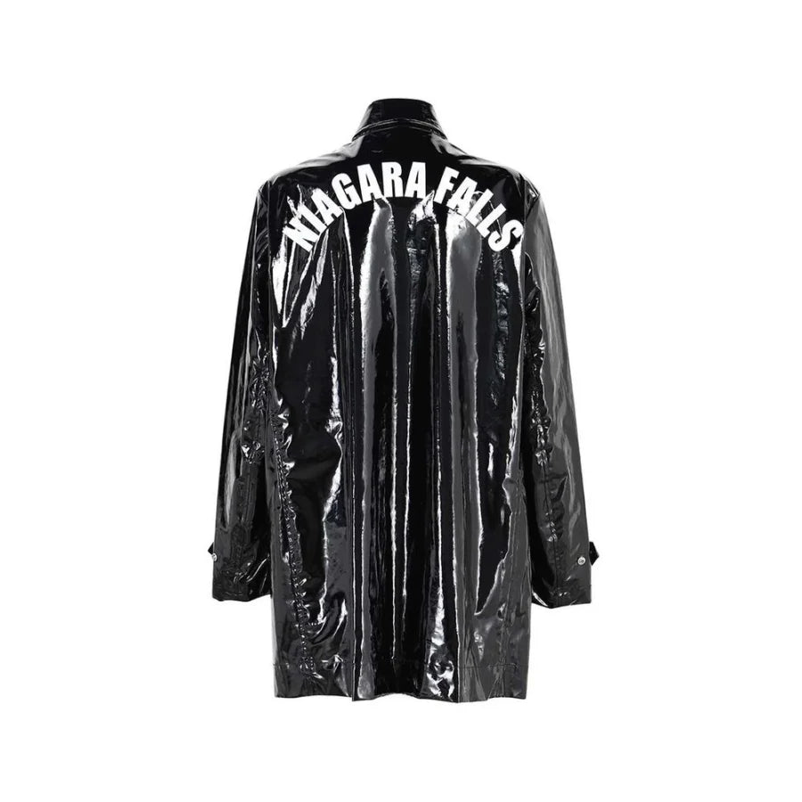 Dsquared² Black Polyethylene Coat