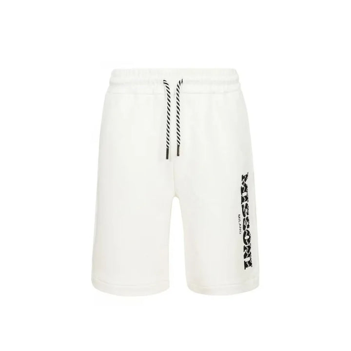Missoni White Cotton Bermuda Shorts