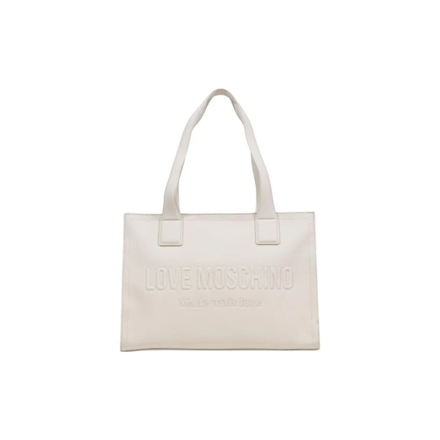 Love Moschino Beige Polyethylene Handbag