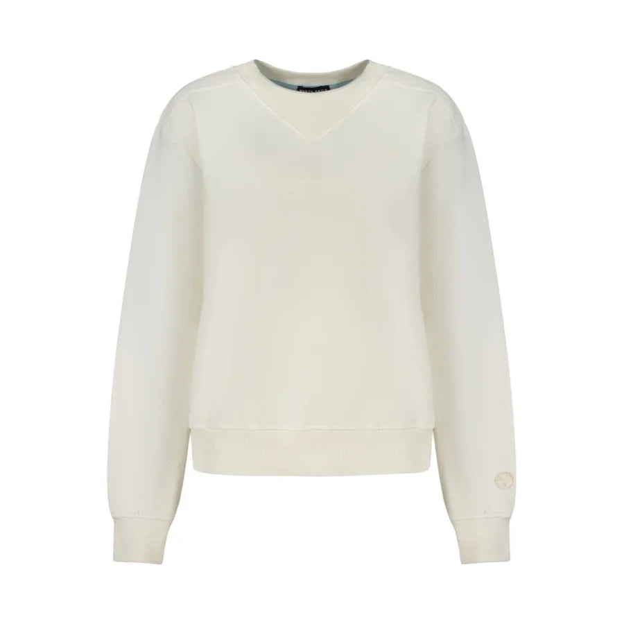 North Sails Bianco Cotton Women Sweatshirt