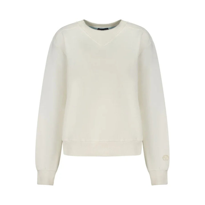North Sails Bianco Cotton Women Sweatshirt