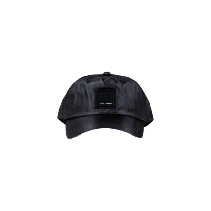 Armani Exchange Black Polyamide Cap (Baseball Hat)