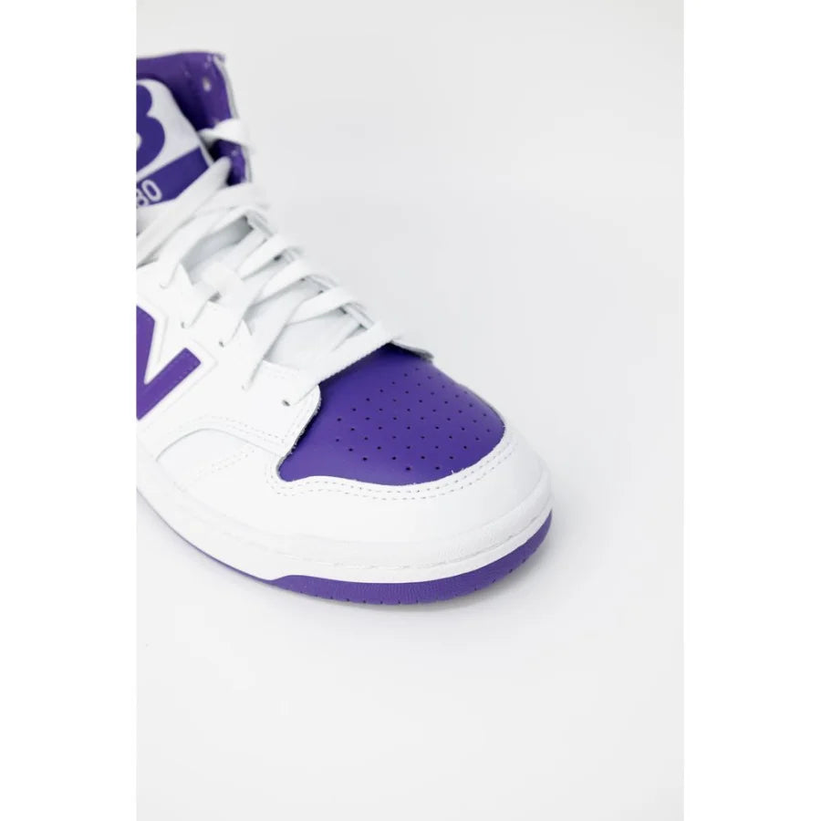 New Balance Purple Leather Athletic Sneakers