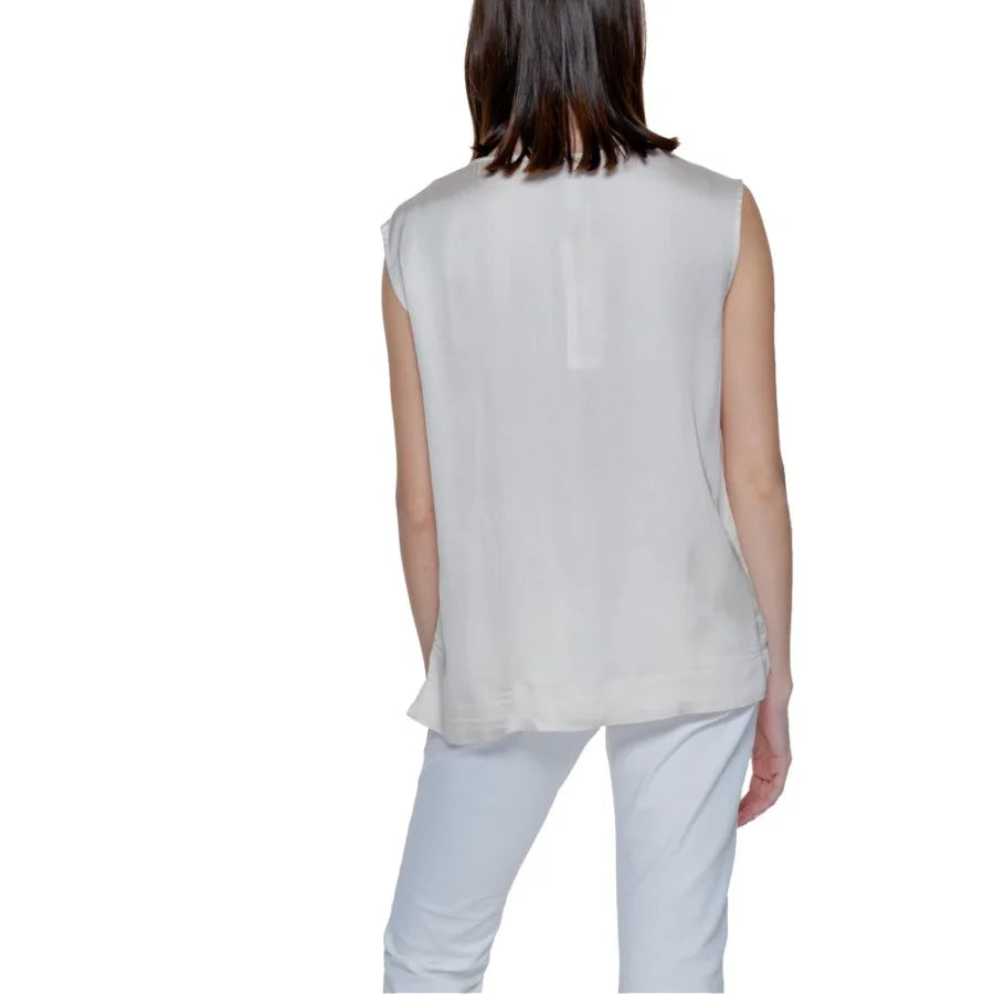 Street One Beige Viscose Blouse