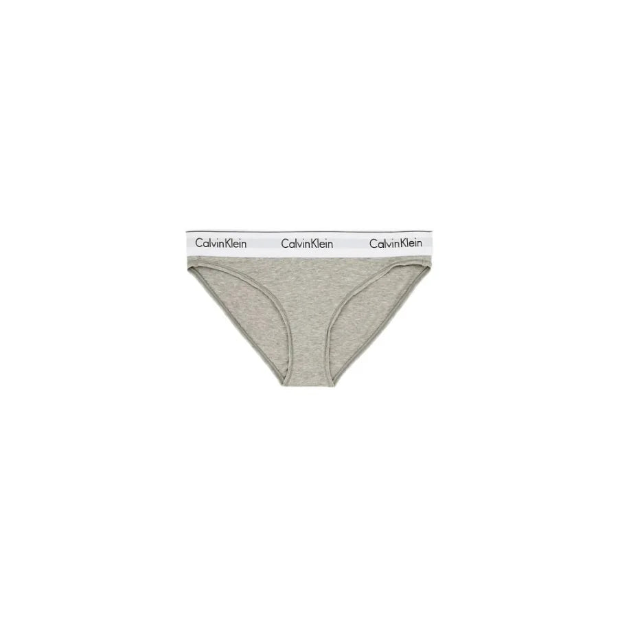 Calvin Klein Underwear Gray Cotton Pantie