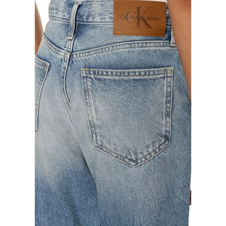 Calvin Klein Jeans Light Blue Cotton Skinny