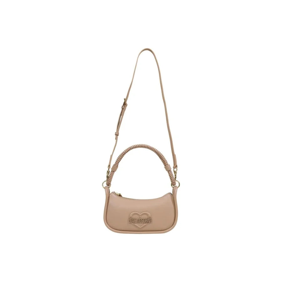 Love Moschino Beige Polyethylene Handbag