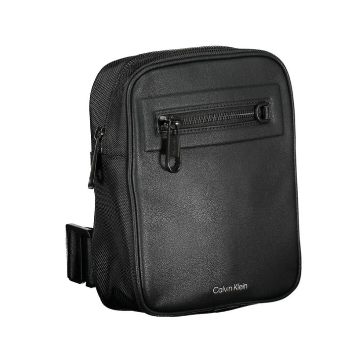 Calvin Klein Black Polyester Men’s Shoulder Bag