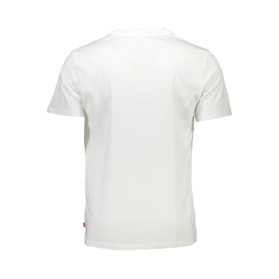 Levi’s White Cotton Men T-Shirt
