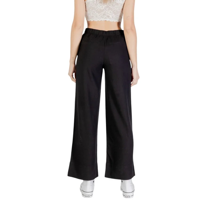 Only Black Viscose Pants