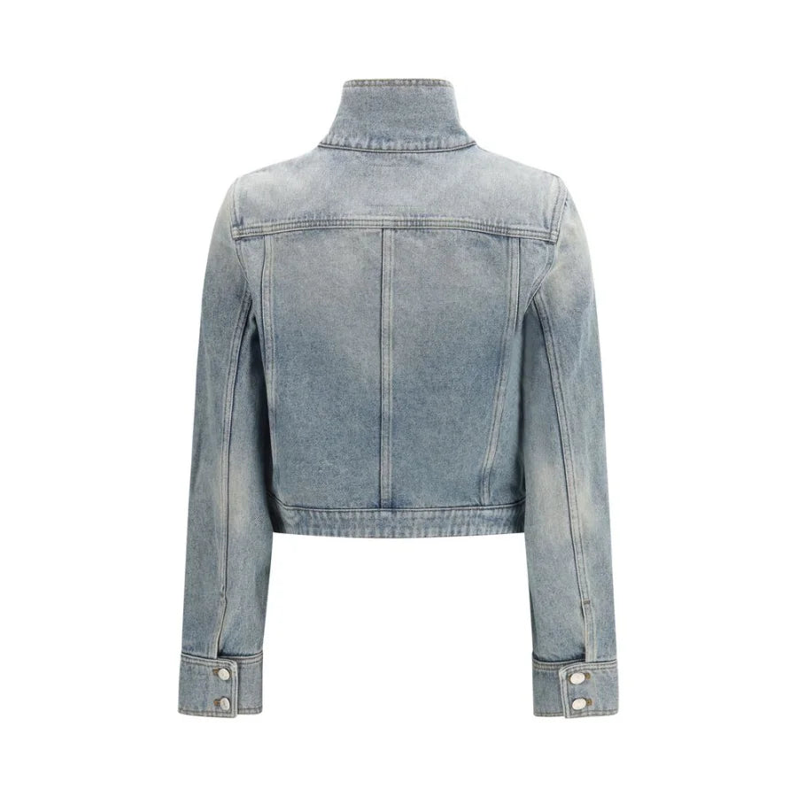 Courrèges Blue Cotton Denim Jacket
