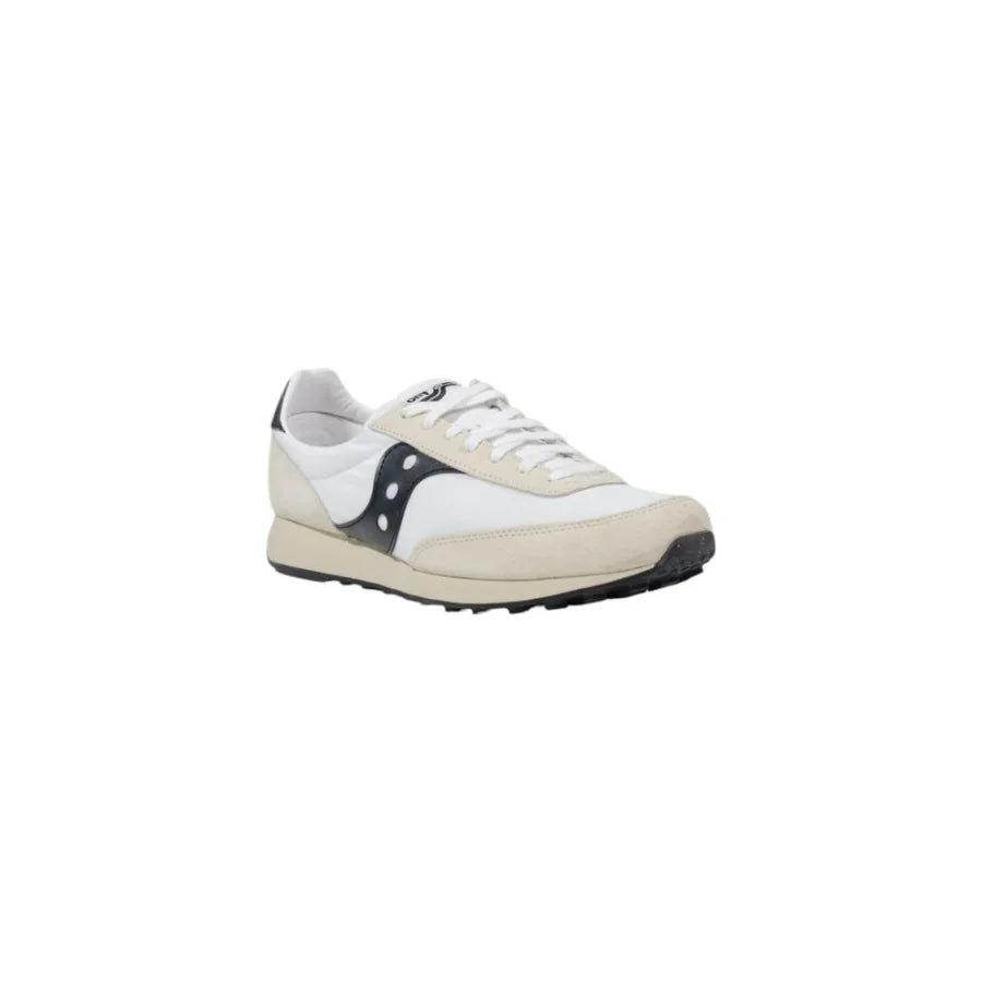 Saucony Black And White Leather Athletic Sneakers