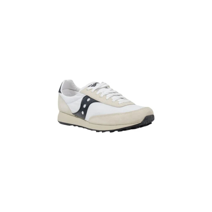 Saucony Black And White Leather Athletic Sneakers