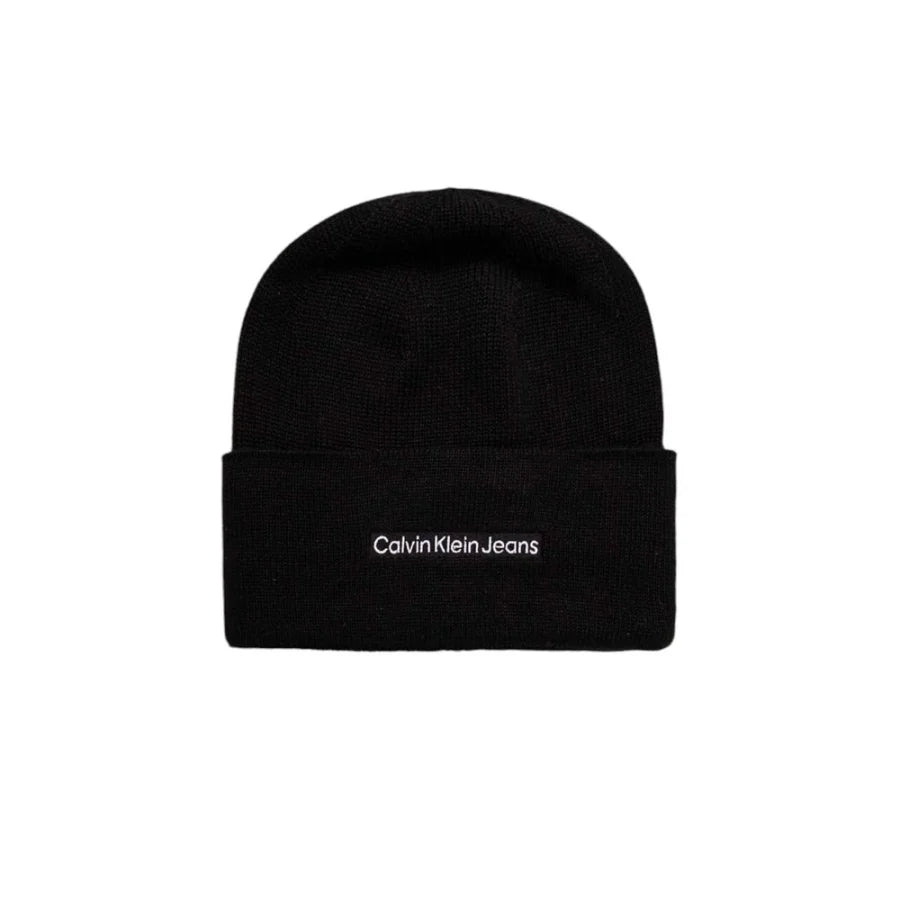 Calvin Klein Jeans Black Cotton Cap (Baseball Hat)