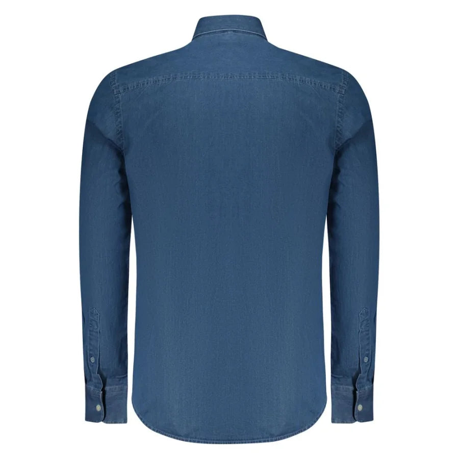 North Sails Blue Cotton Men Shirt