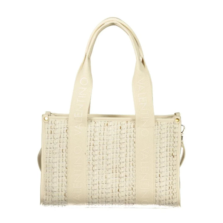 Mario Valentino Bianco Polyester Woman Handbag