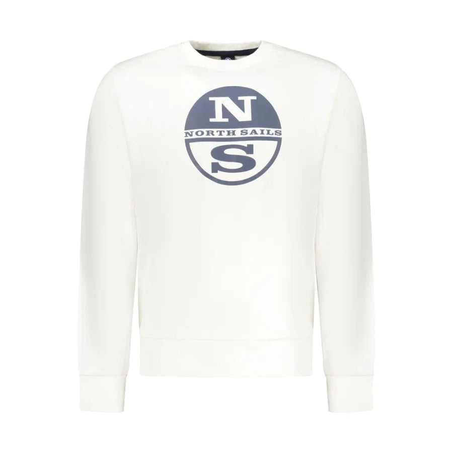 North Sails White Cotton Men’s Sweatshirt