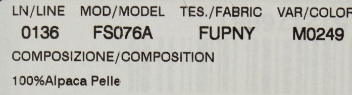 Dolce &amp; Gabbana Élégant foulard en fourrure d'alpaga beige