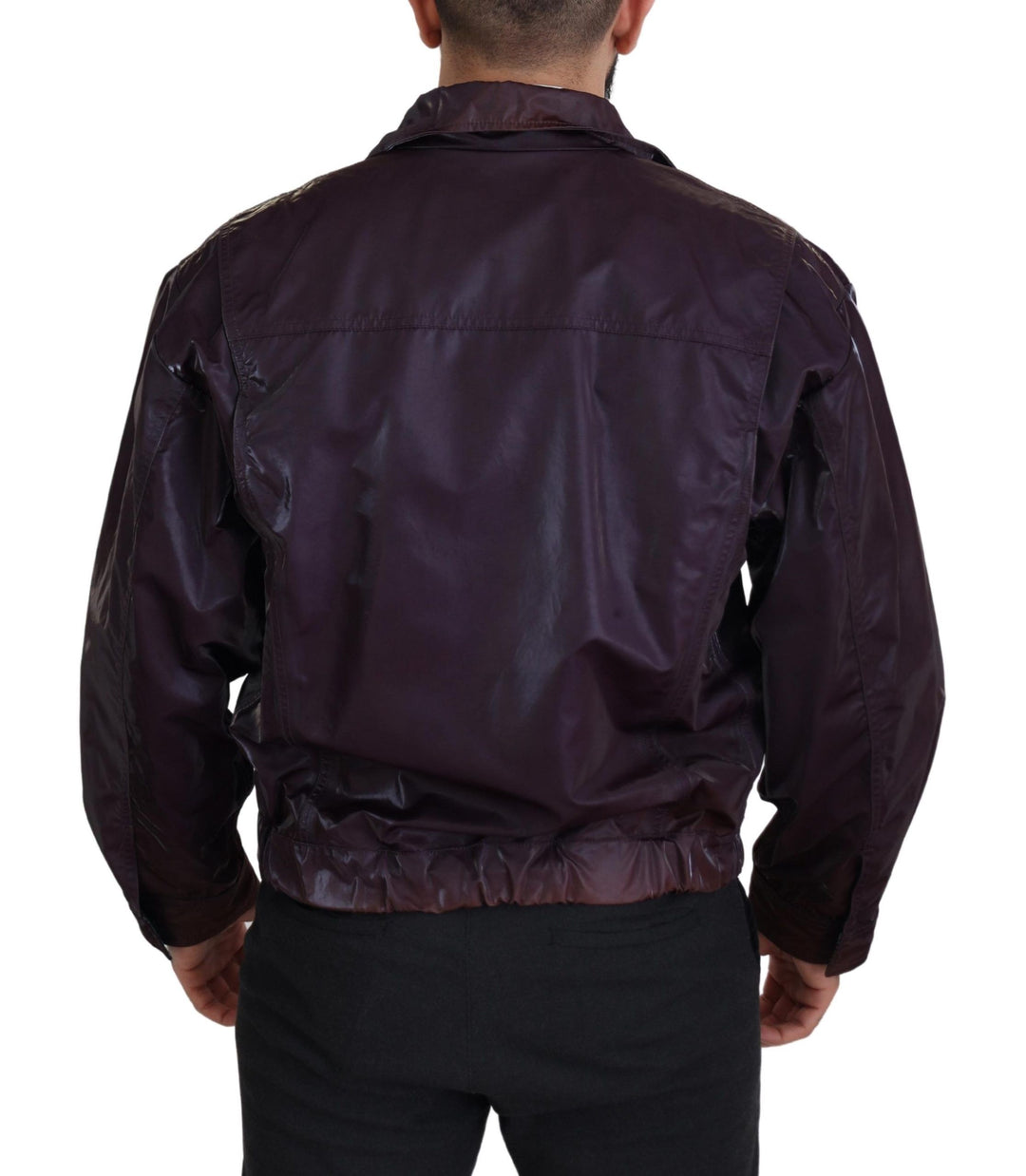 Dolce &amp; Gabbana Élégante veste de motard violette