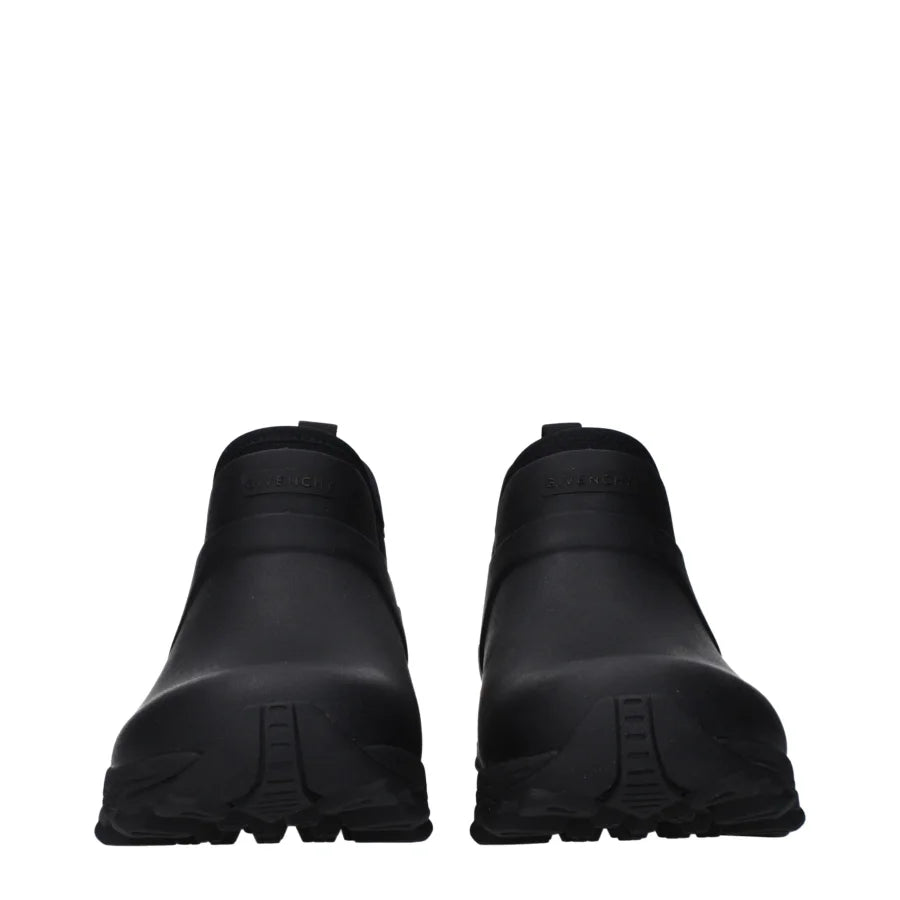 Givenchy Black Cotton Ankle Boots